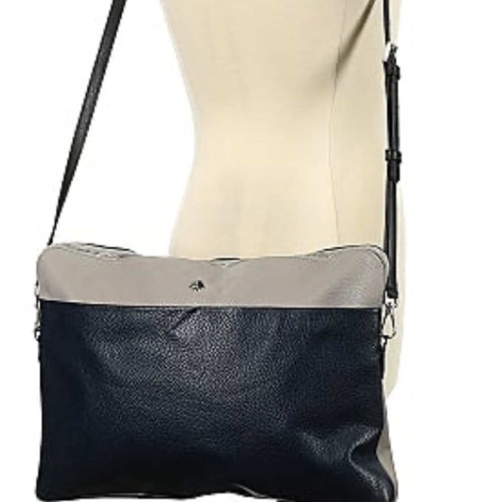 Rare Kate Spade Two-Color Leather Laptop Bag